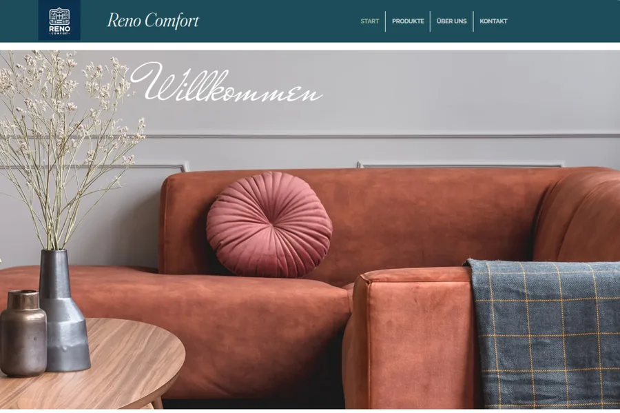 Reno Comfort website